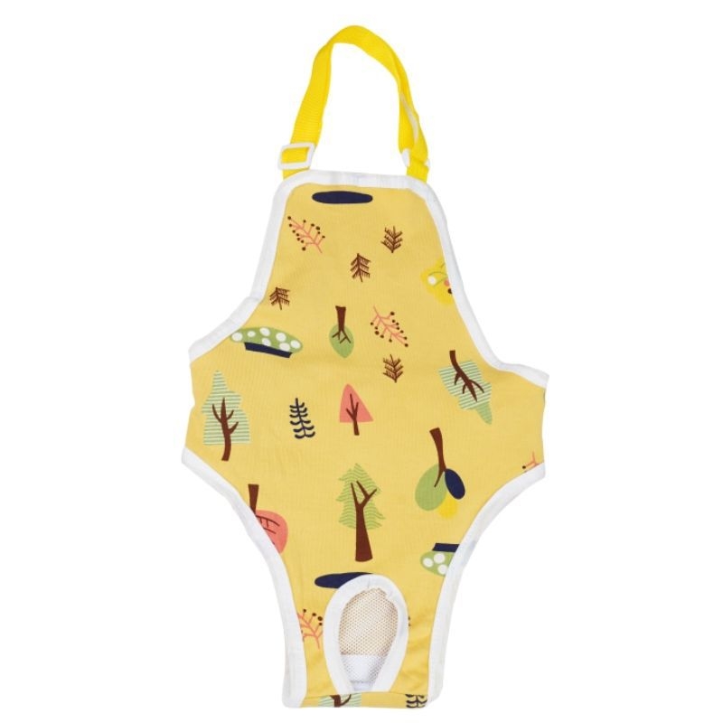 Пелени за женски кучета – копринен външен слой, подплата от зайча козина, средна талия, физиологични нужди