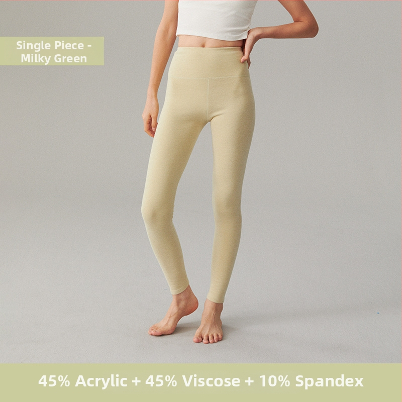 Moteriškos akrilinės terminės kelnės su fliso pamušalu, itin storos, dvigubai šukuota vidinė pusė, aukštas juosmuo, antibakterinės