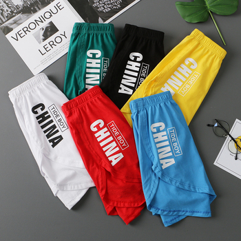 Férfi pamut nyomtatott boxeralsó - lélegző, középmagasságú derék, egyszerű szövés, 100% pamut