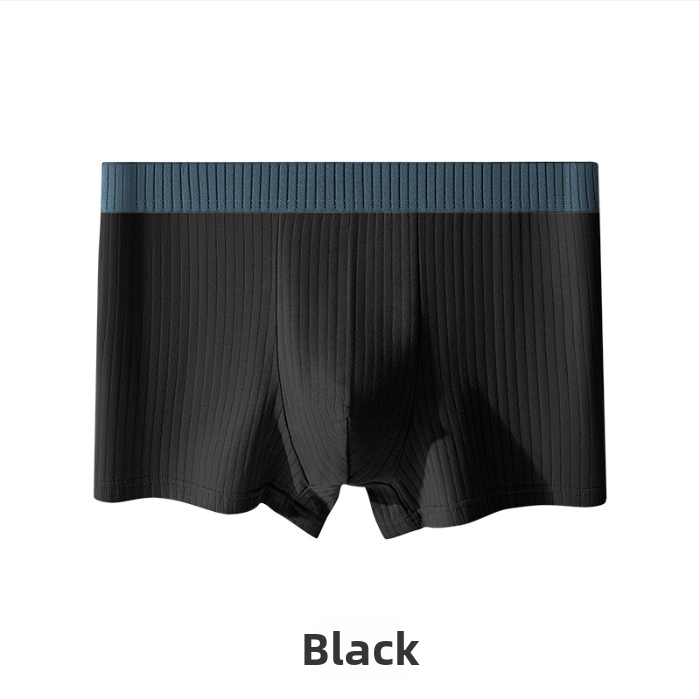 Meeste bokserid puuvillast, hingavad, keskmise talje kõrgusega, ühetoneilised, viskoosist vooder