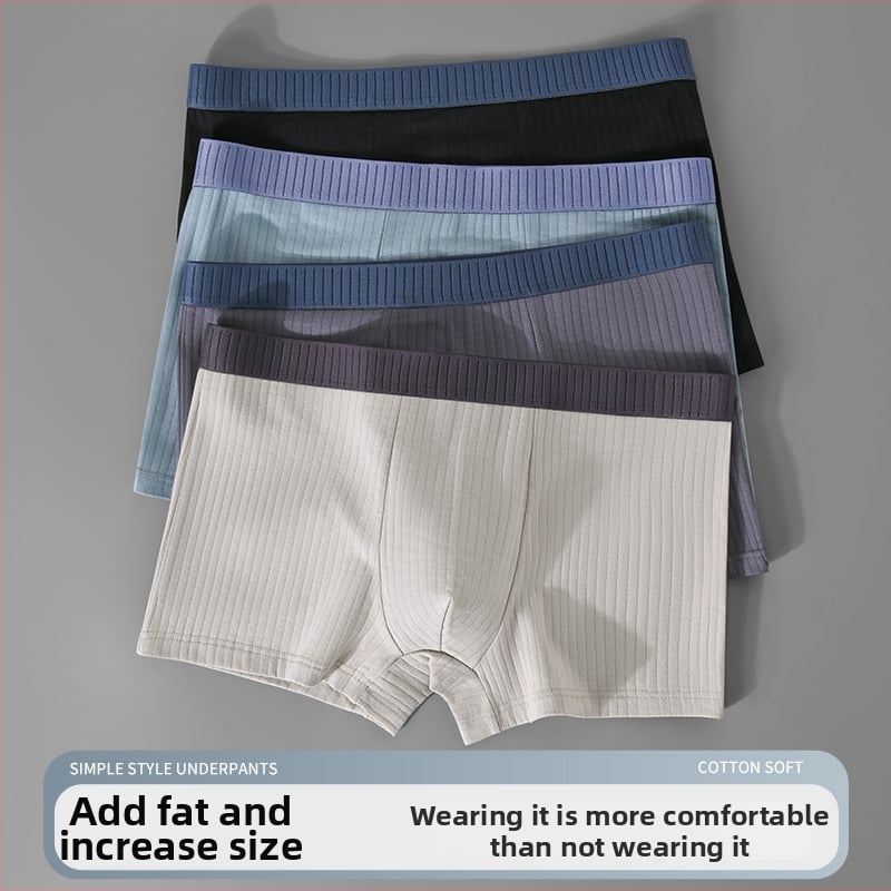 Meeste bokserid puuvillast, hingavad, keskmise talje kõrgusega, ühetoneilised, viskoosist vooder