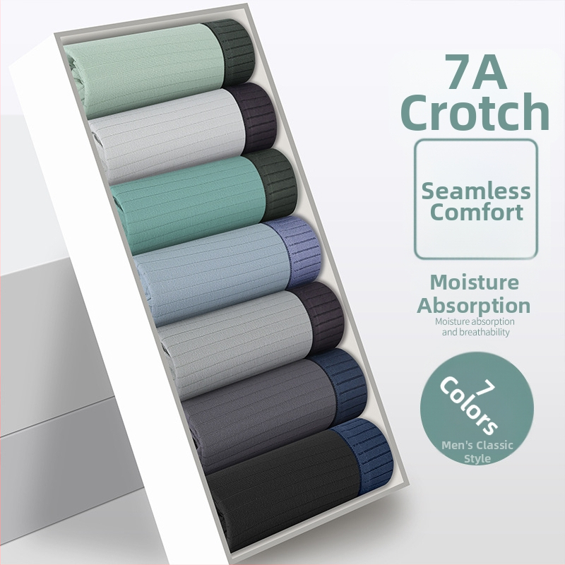 Pánske boxerky z čistej bavlny, priedušné, stredný pás, jednofarebné, podšívka rozkroku z viskózy