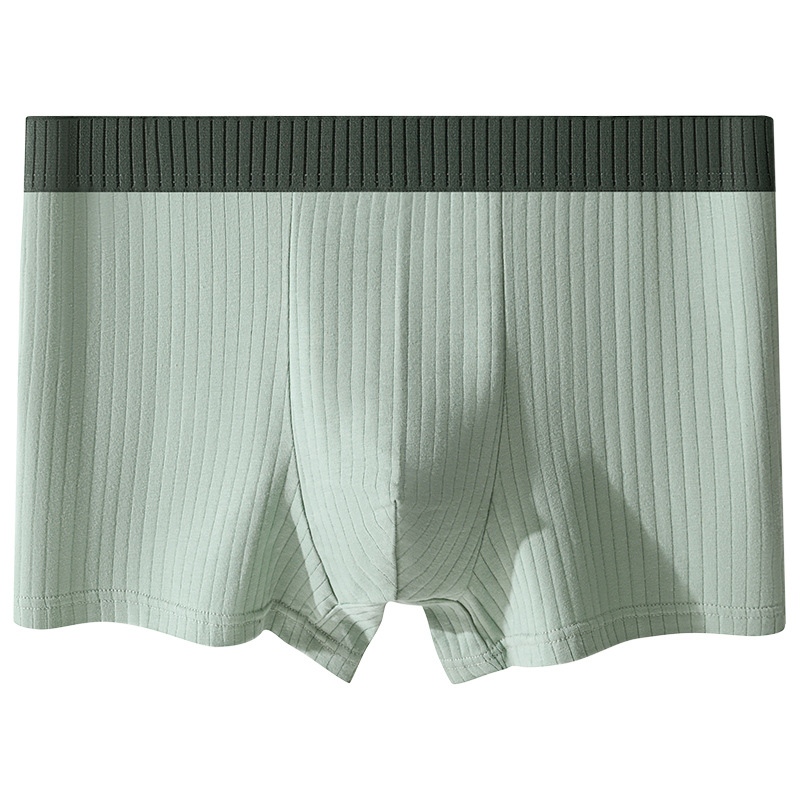 Meeste bokserid puuvillast, hingavad, keskmise talje kõrgusega, ühetoneilised, viskoosist vooder