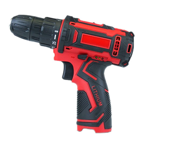 Bormașină/șurubelniță fără fir de 12V, cu viteză variabilă continuă, baterie Li-ion reîncărcabilă, motor cu perii, înainte și înapoi