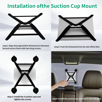 Suport auto cu ventuză, magnetic, mini, fix