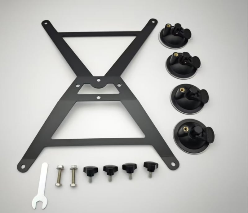 Suport auto cu ventuză, magnetic, mini, fix