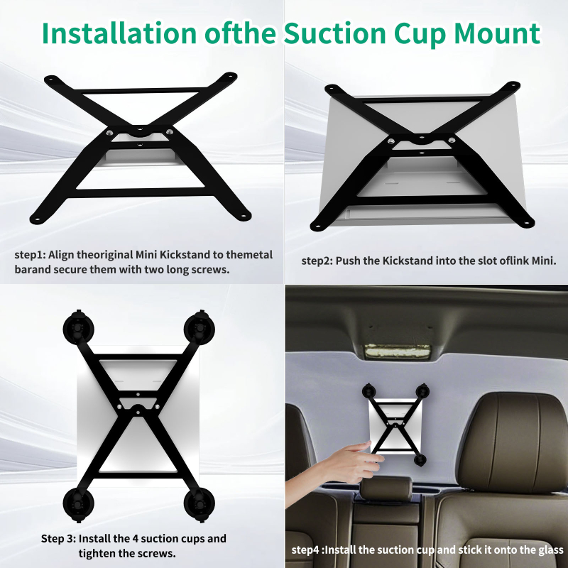 Suport auto cu ventuză, magnetic, mini, fix