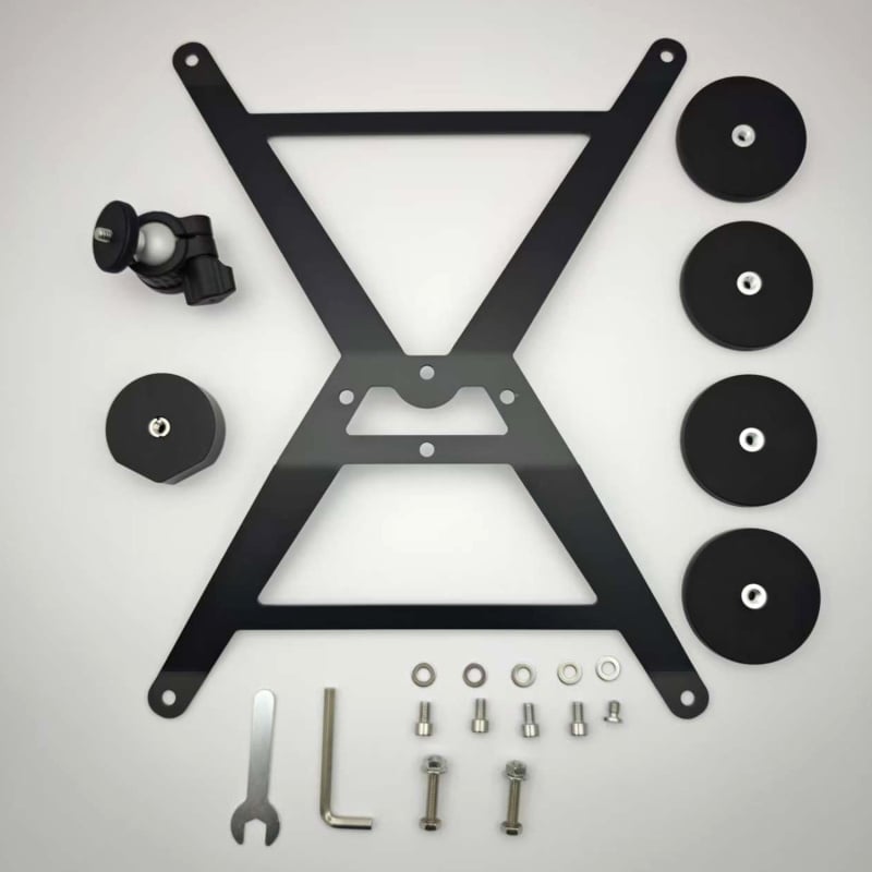 Suport auto cu ventuză, magnetic, mini, fix