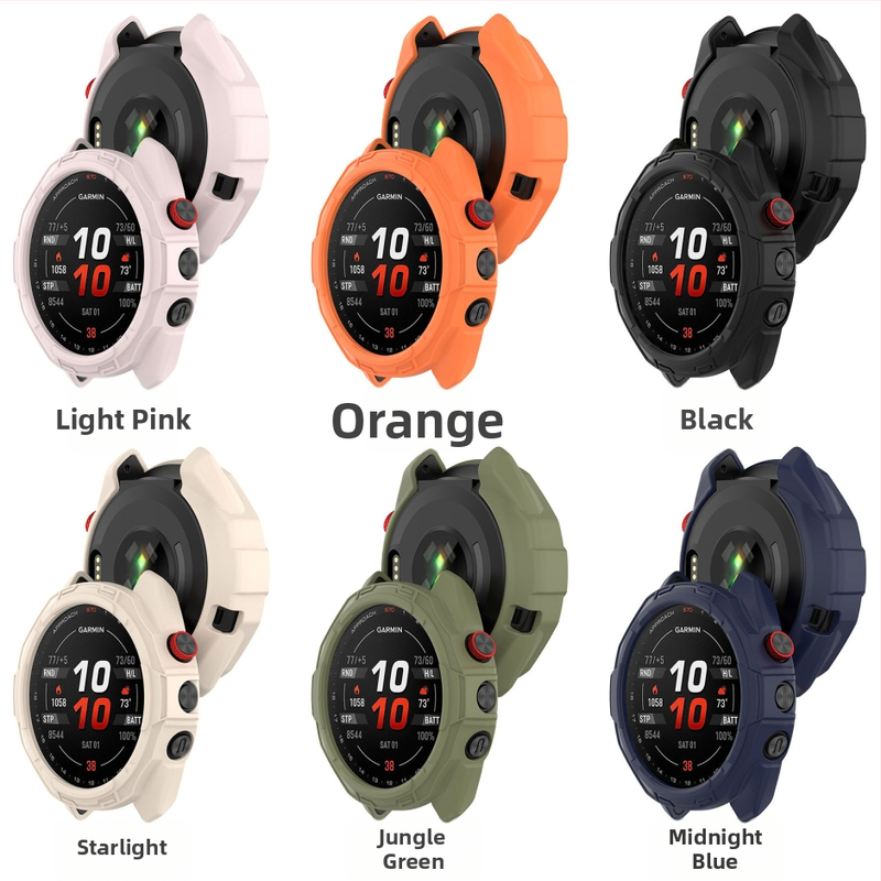 Garmin Approach S70 pancierový ochranný kryt na zápästie (Silikónový materiál, prispôsobenie na iný rozmer, módny štýl, uvedenie na trh 2025)