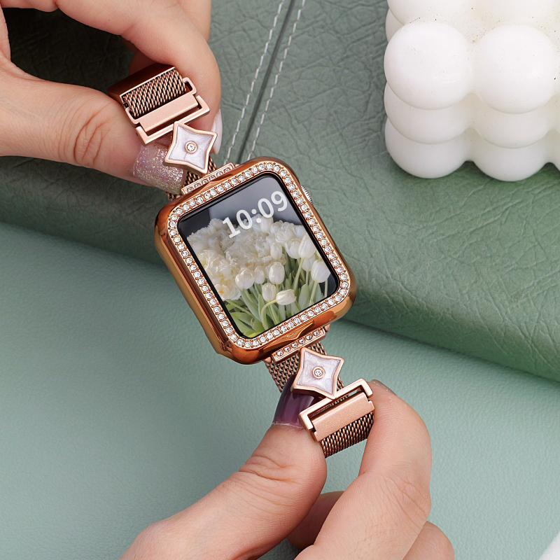 Milanski magnetski kaiš za Apple Watch S11 i S10, nehrđajući čelik