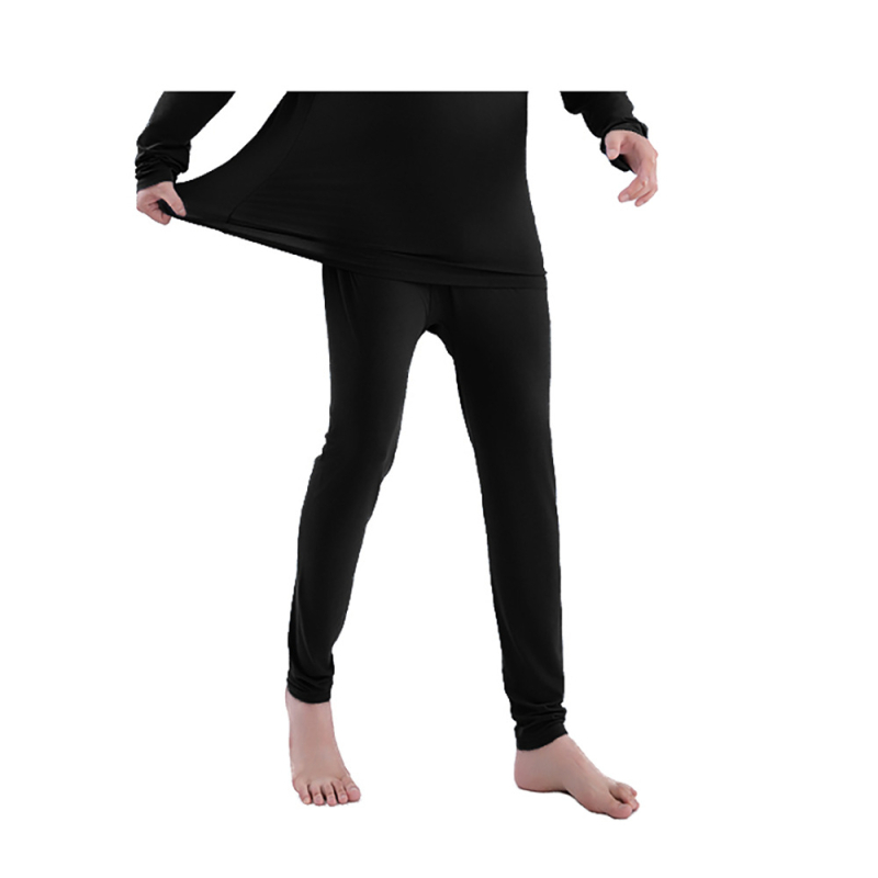 Мъжки термален пижамен костюм едно парче - свободна кройка, еднослойно, вискоза 94,6%, подплата спандекс 5,4%, умерено топло