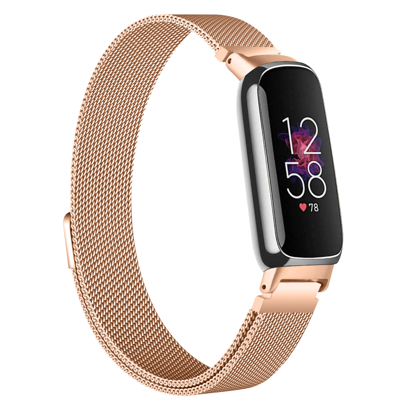 Milanese metalni kaiš s magnetskim kopčanjem za Fitbit Inspire3 – kompatibilan sa širinom interfejsa od 12 mm, težina 30 g, izdanje 2023.