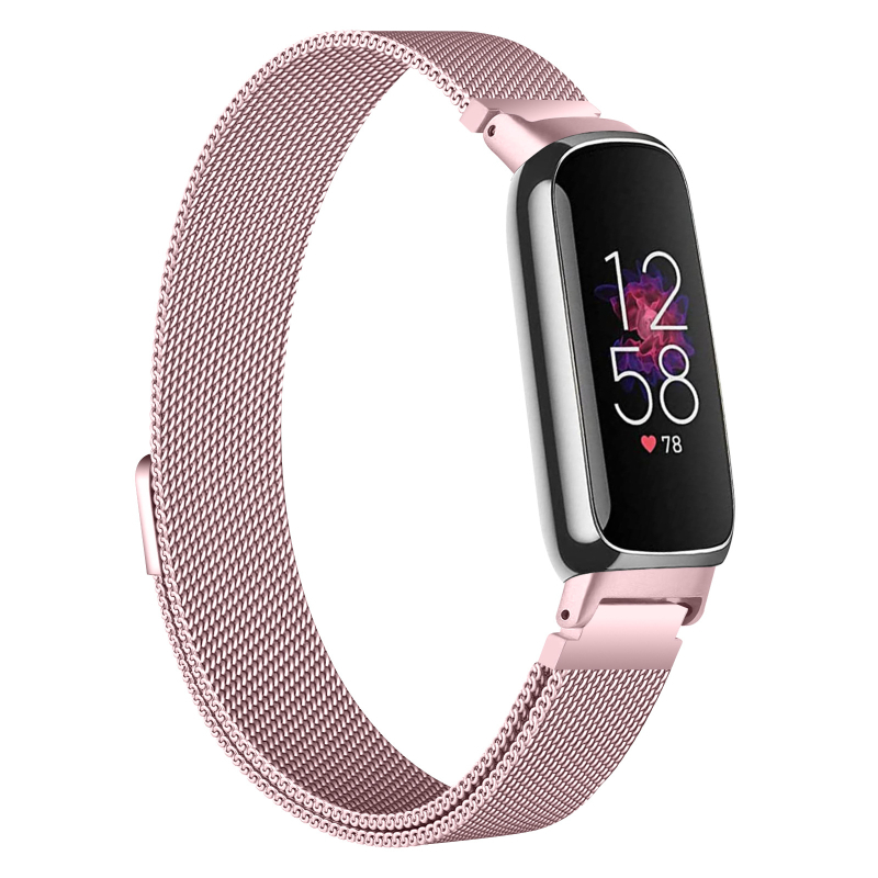 Milanese metalni kaiš s magnetskim kopčanjem za Fitbit Inspire3 – kompatibilan sa širinom interfejsa od 12 mm, težina 30 g, izdanje 2023.