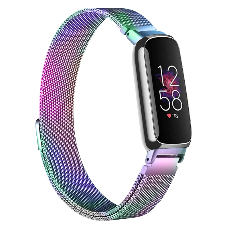 Milanese metalni kaiš s magnetskim kopčanjem za Fitbit Inspire3 – kompatibilan sa širinom interfejsa od 12 mm, težina 30 g, izdanje 2023.