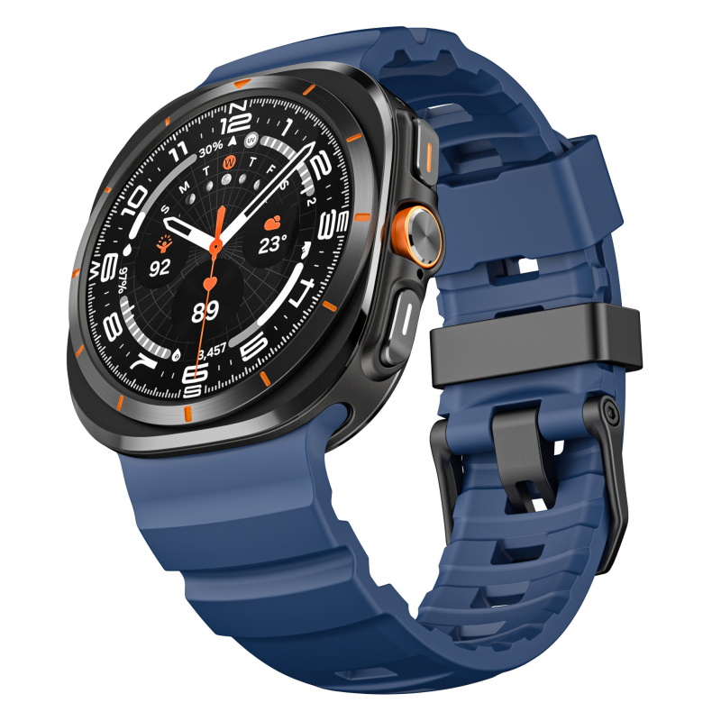 Silikonska narukvica za Samsung Galaxy Watch 47mm s metalnom kopčom, sportski stil