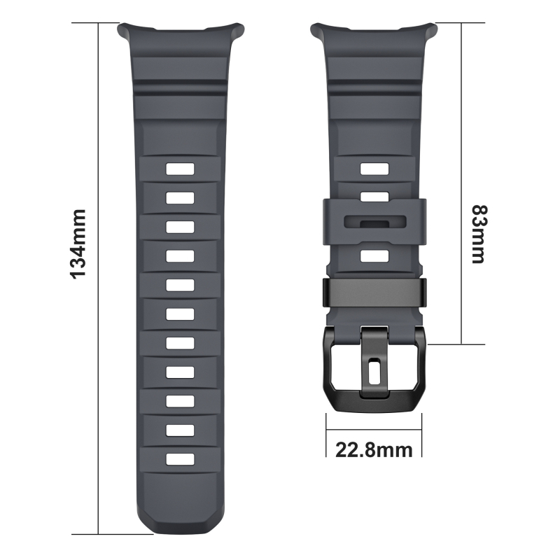 Silikonska narukvica za Samsung Galaxy Watch 47mm s metalnom kopčom, sportski stil