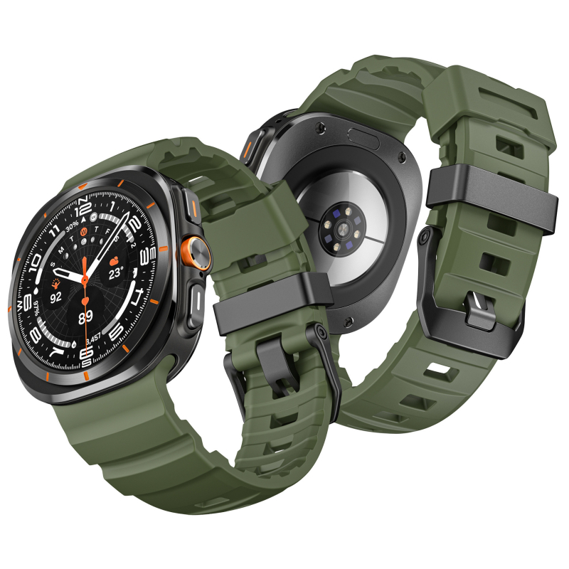 Silikonska narukvica za Samsung Galaxy Watch 47mm s metalnom kopčom, sportski stil