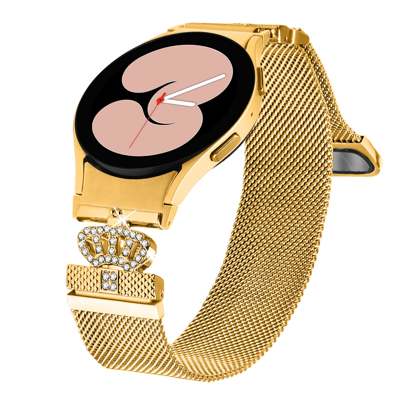 Metal Milanese magnetska narukvica za pametni sat Samsung Watch4/5/6/7 – 20 mm spojka, 40 g, magnetska kopča; kompatibilno sa Samsung, Huawei, Xiaomi