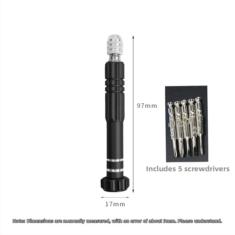 Penki viename atsuktuvų rinkinys – magnetinis, S2 įrankių plienas, 30 g