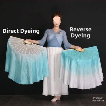 Hodvábny tanečný fan pre Yangko – Jiaozhou štýl, square a klasický tanec, letné vydanie 2021