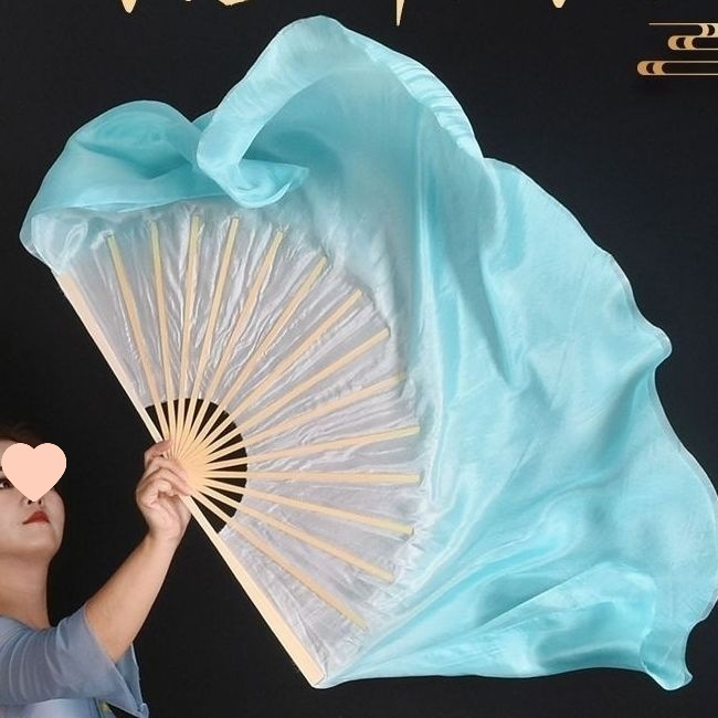 Fan de dans din mătase pentru Yangko – Stil Jiaozhou, Dansuri de tip square și clasic, Lansare vară 2021