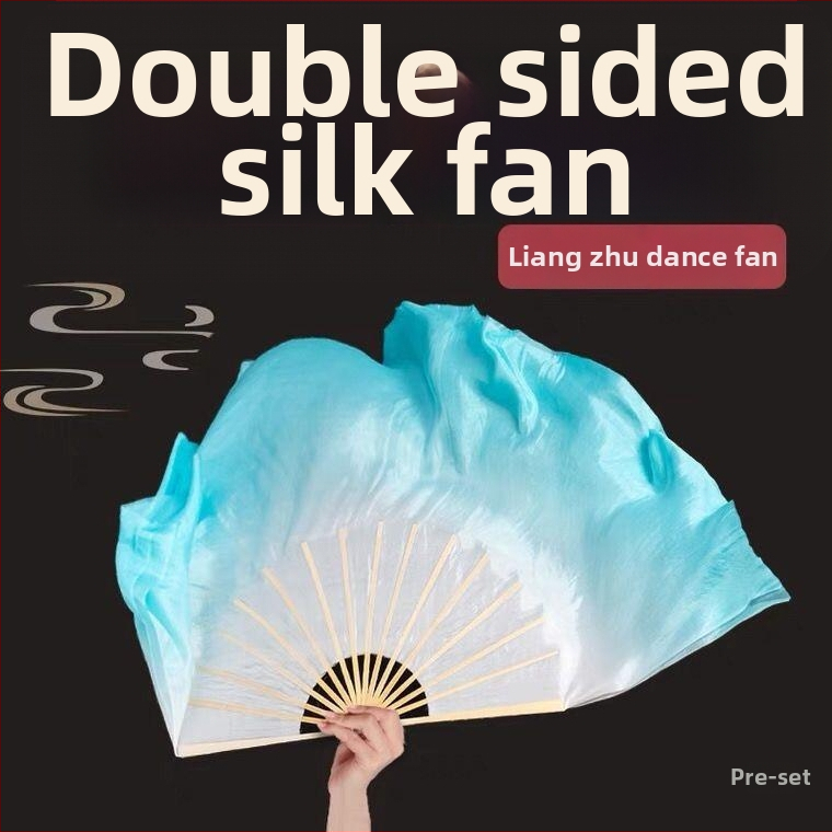 Hodvábny tanečný fan pre Yangko – Jiaozhou štýl, square a klasický tanec, letné vydanie 2021