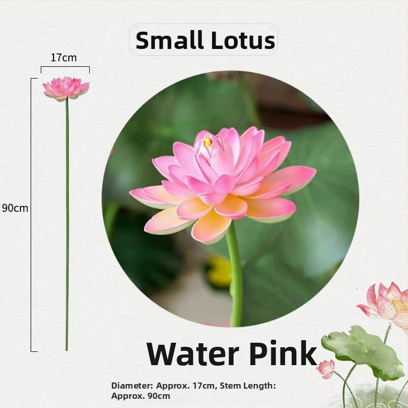 Сценичен реквизит: реалистично листо на лотос и цвете на лотос за класически танц, декоративно сценично оформление, детски реквизит