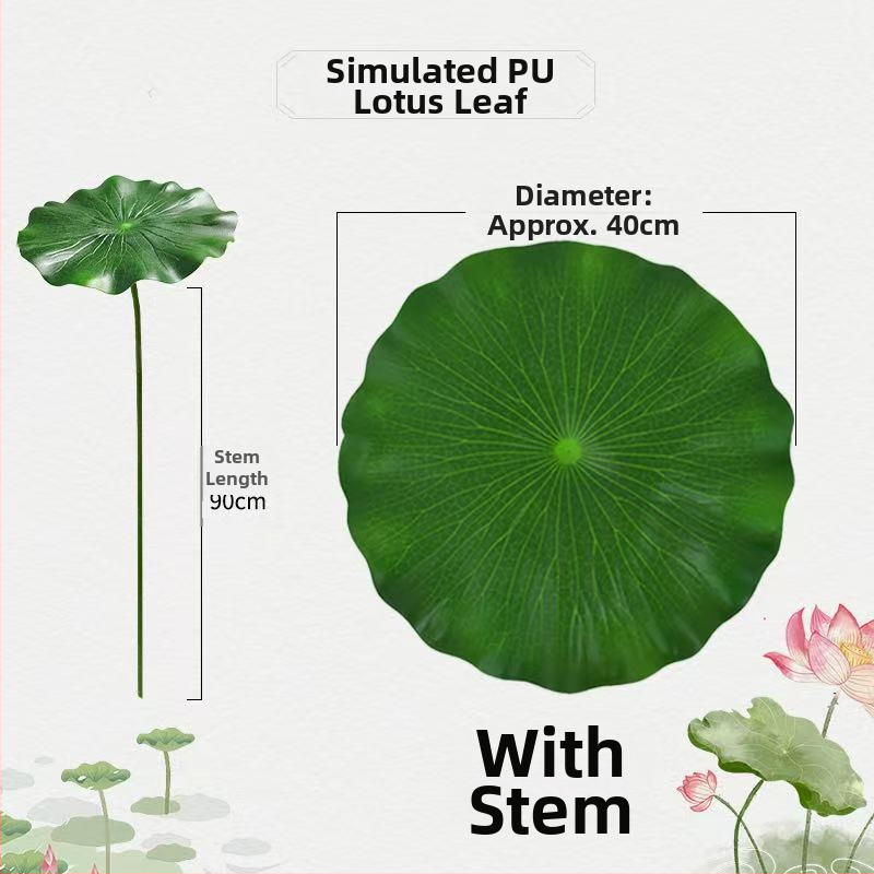 Сценичен реквизит: реалистично листо на лотос и цвете на лотос за класически танц, декоративно сценично оформление, детски реквизит