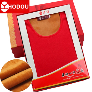 Unisex Termalni set od pamuka s baršunastim premazom – 95–100% pamuk, dvostruki sloj, super debel 501–600 g/m2, okrugli izrez, dugi rukavi, hlače, pakirano u kutiju