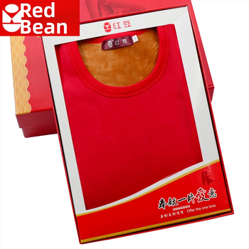 Unisex Termalni set od pamuka s baršunastim premazom – 95–100% pamuk, dvostruki sloj, super debel 501–600 g/m2, okrugli izrez, dugi rukavi, hlače, pakirano u kutiju