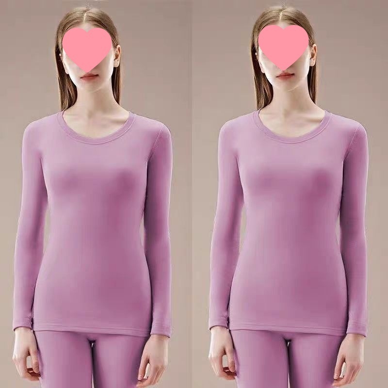 Moterų terminis apatinių komplektas su ilgu viršutiniu ir kelnėmis, aptemptas siluetas, aukšta juosta, rudens-žiemos pagrindinis sluoksnis — Poliesteris; pagrindinis audinys: triušio kailis; ekstra storas 401–500 g/m²; vienas sluoksnis; liesas kirpimas