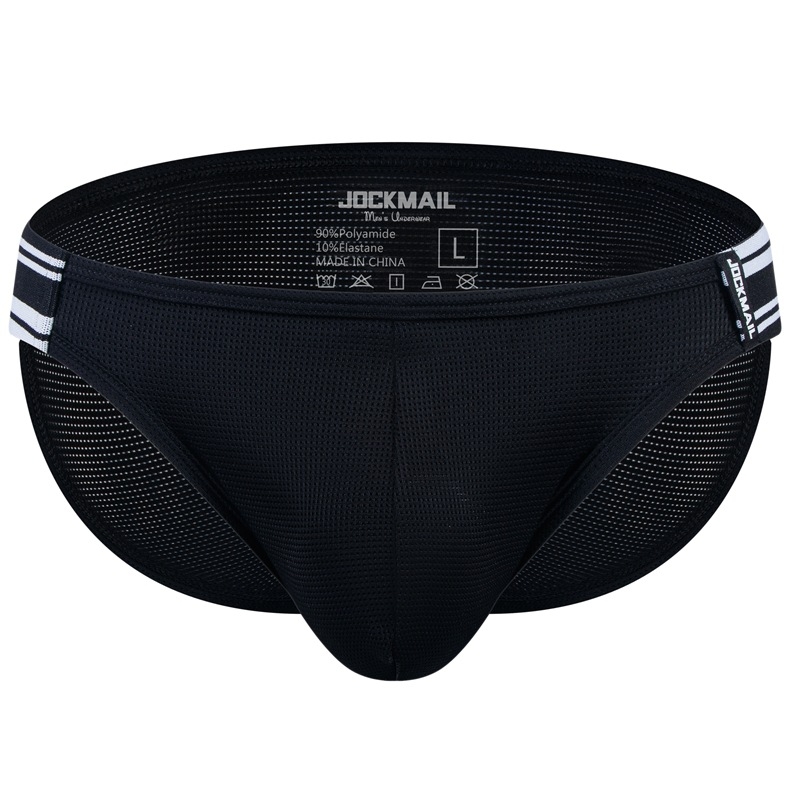 Jockmail muške gaćice s fluorescirajućom tkaninom, Ice Silk mreža, prozračne, brzo sušeće za sport