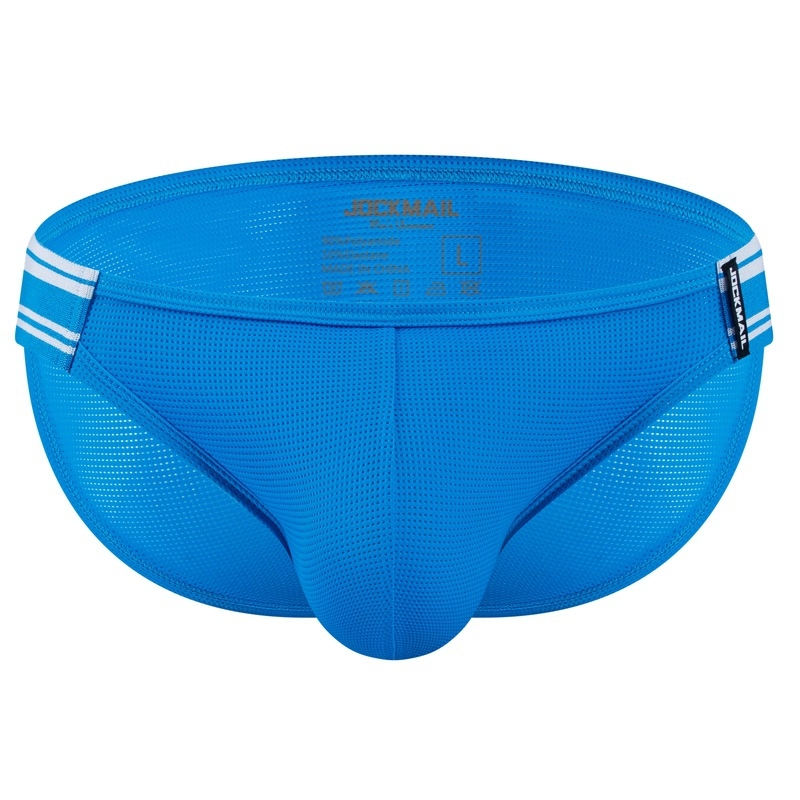 Jockmail muške gaćice s fluorescirajućom tkaninom, Ice Silk mreža, prozračne, brzo sušeće za sport