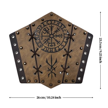 Costum medieval de Viking pentru cosplay de scenă — protecție încheietură Bucket-Nail, Brand Hai Fan En, adulți, vară 2022