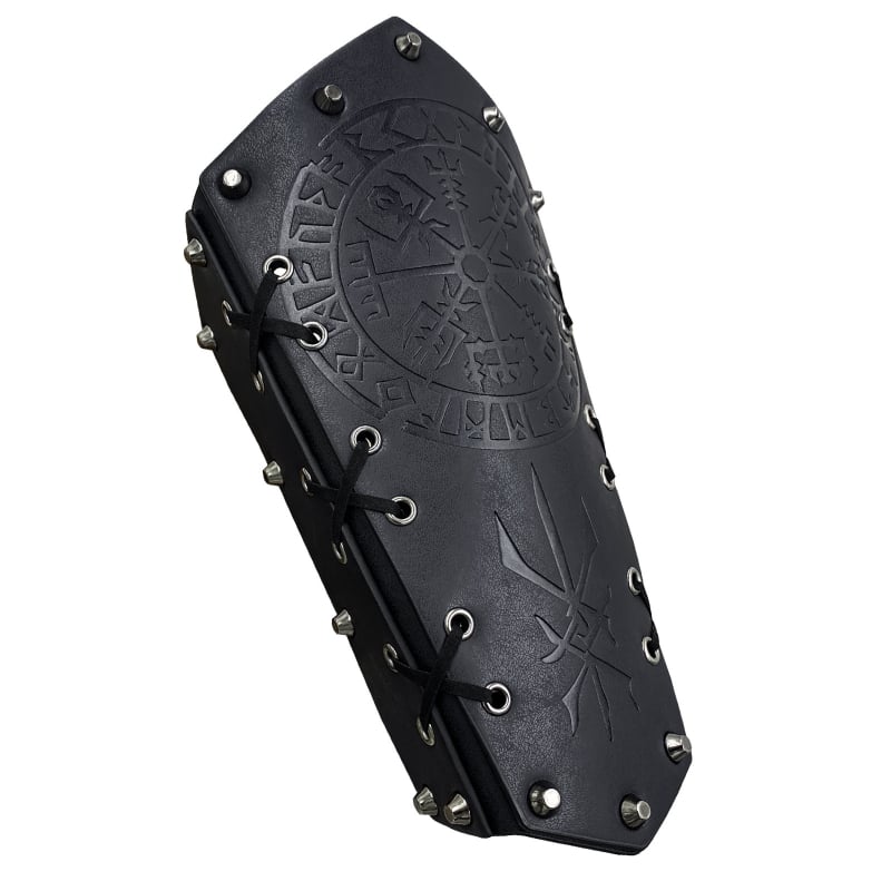 Costum medieval de Viking pentru cosplay de scenă — protecție încheietură Bucket-Nail, Brand Hai Fan En, adulți, vară 2022