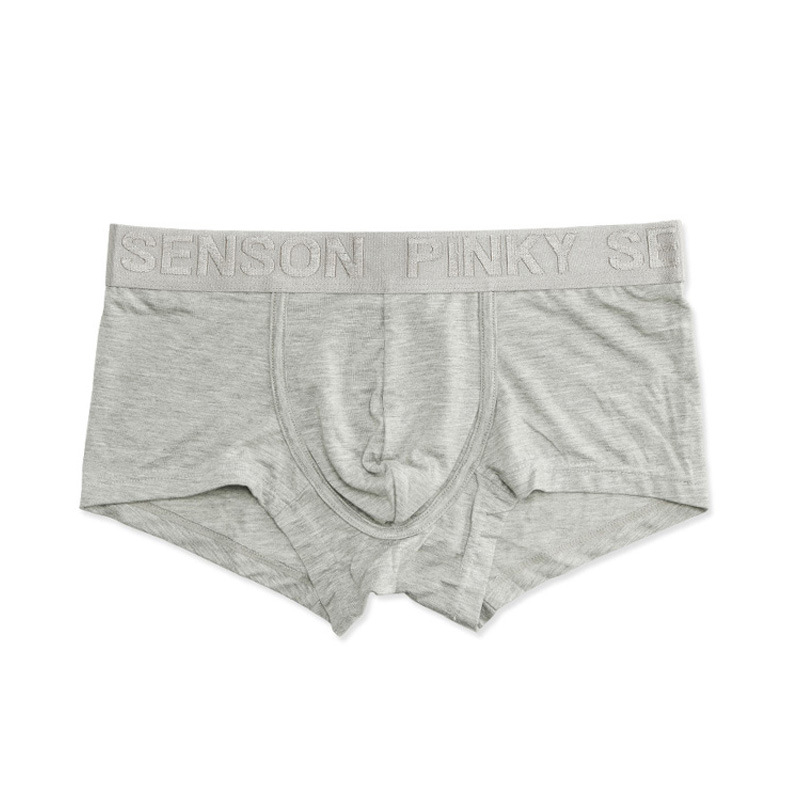 Ανδρικά μποξέρ από Modal, με χαμηλή μέση, χωρίς ραφές, διαπνέοντα, μορφοποιούν το σώμα