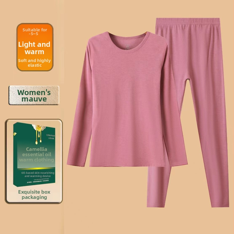 Terminis apatinių komplektas iš Derong audinio, ribota tekstūra, viršus su apvaliu kaklu ir kelnaitės; 95% poliesteris, 5% elastanas; 210 g/m2; vieno sluoksnio; anti-pilling; vidutinė šiluma.