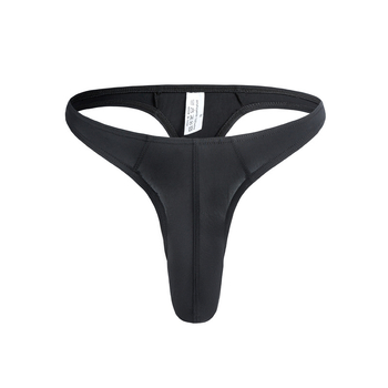 Muško Ice Silk T-String donje rublje, niski pojas, prozračno pletivo s najlonskim udjelom