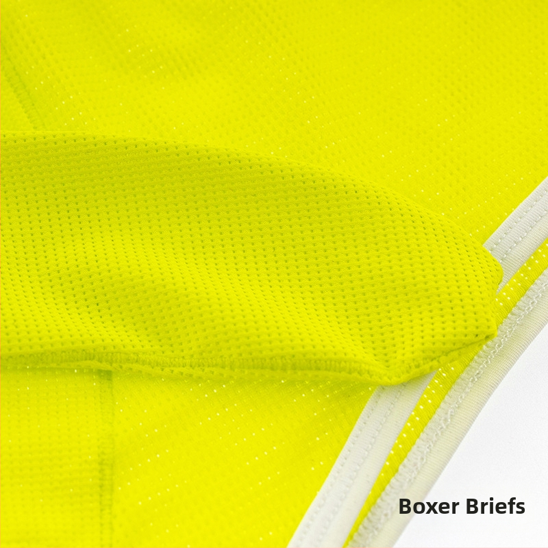 Pánske sieťované boxerky, nylon 70–80%, pletený materiál, nízky pás, športový štýl