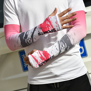 Saules aizsardzības rokavieni, universāls, gradienta raksts, poliesters Ice Silk