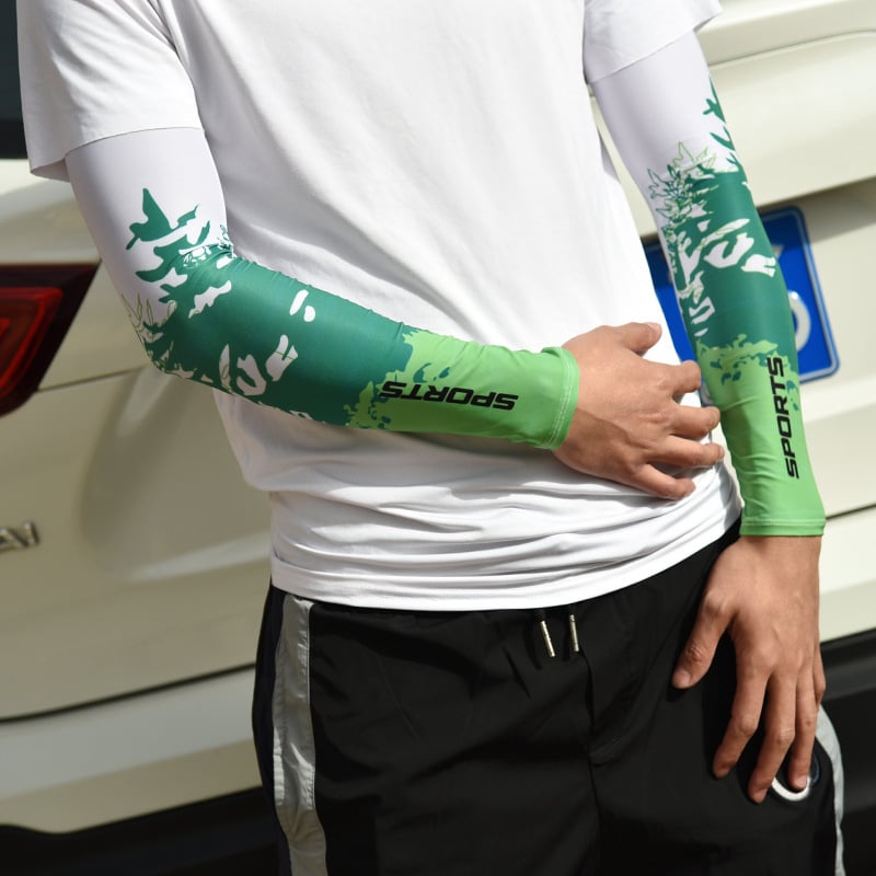 Saules aizsardzības rokavieni, universāls, gradienta raksts, poliesters Ice Silk