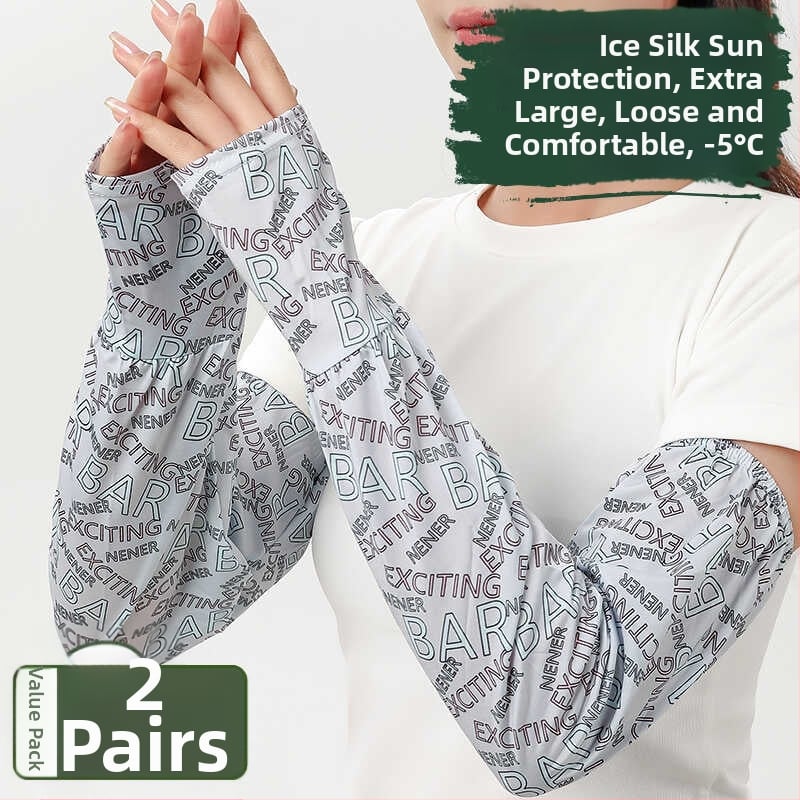 Unisex Ice Silk apakšdelmu aizsargi vasarai, saules aizsardzība, UV elpojamība, viskozes šķiedra 51–60%, 2025. gada pavasaris