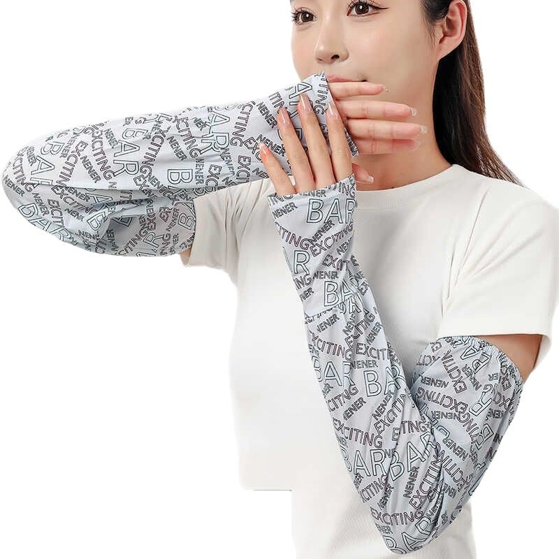 Unisex Ice Silk apakšdelmu aizsargi vasarai, saules aizsardzība, UV elpojamība, viskozes šķiedra 51–60%, 2025. gada pavasaris