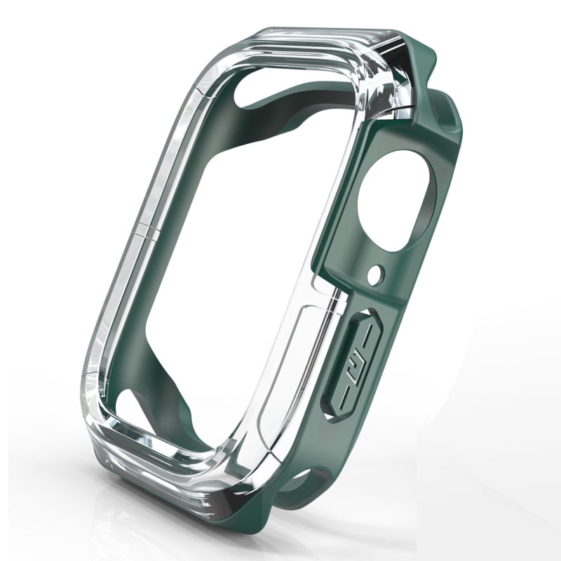 Θήκη προστασίας Apple Watch με θωράκιση, διαφανής TPU+PC (υλικό TPU+PC)