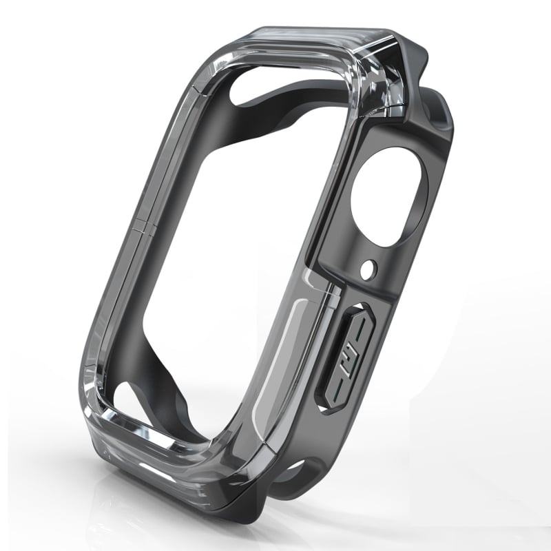Θήκη προστασίας Apple Watch με θωράκιση, διαφανής TPU+PC (υλικό TPU+PC)
