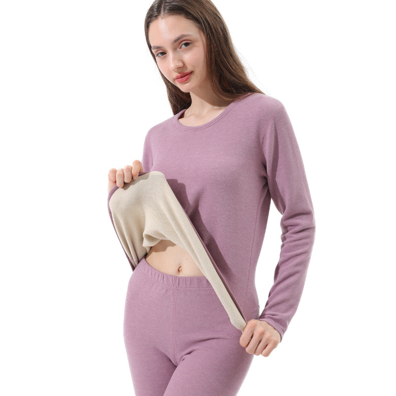 Termo set za jesen-zimu (gornji i donji dio): 90–95% poliester, debeo materijal 201–250 g/m², okrugli izrez, dugi rukavi