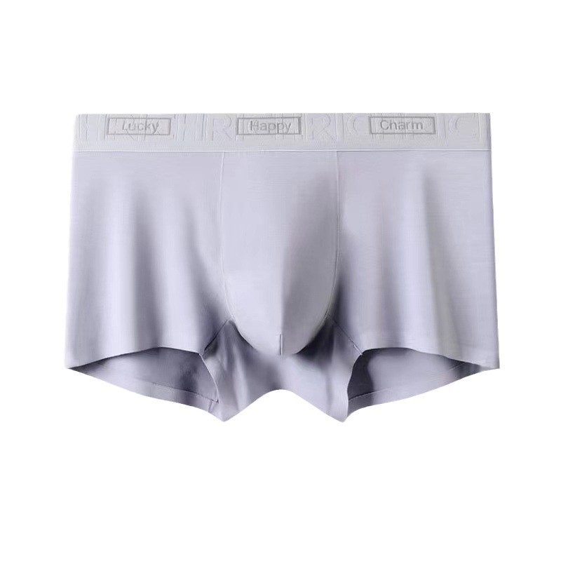 Meeste Lensing modalist bokserid, 100% puuvillane vooder, hingavad, antibakteriaalsed, keskmise kõrgusega vöökoht, muster: värvide ühtlus ja tekst