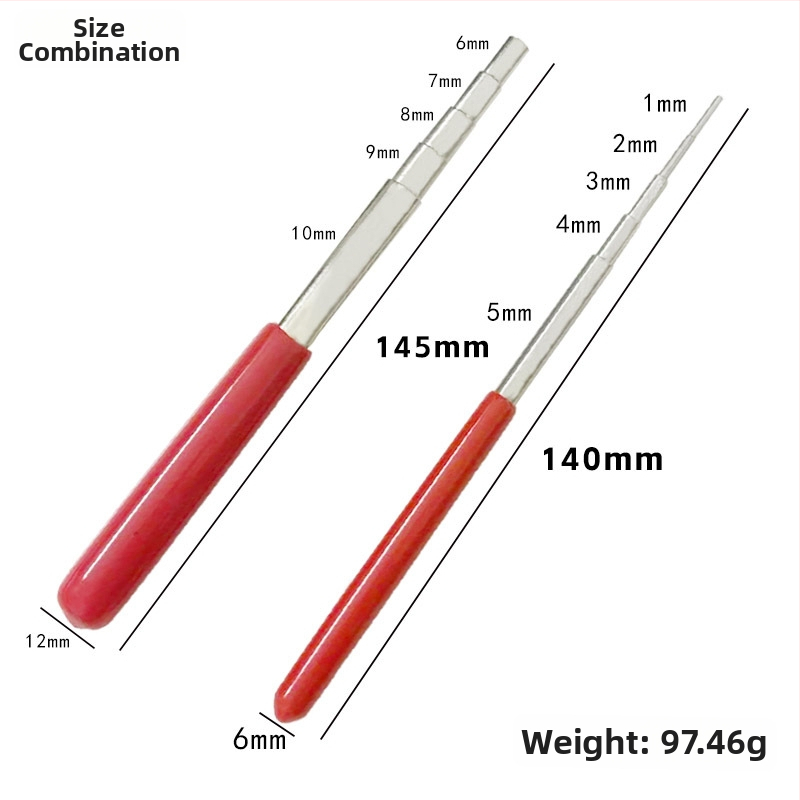 Öt részes szilárd tekerőnyél DIY ékszerkészítéshez — fém tekercs, kód Zyqwdrx, márka Zhu is rich (DIY szerszámok/kiegészítők)