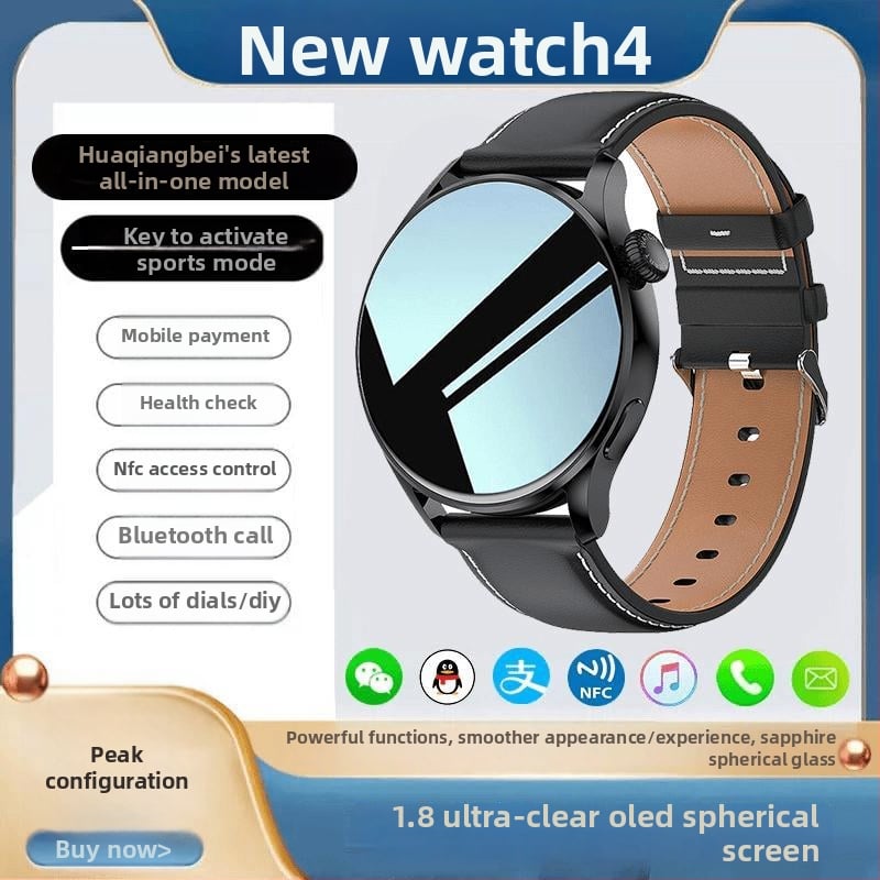 Ceas Inteligent 9 – monitorizare ritm cardiac, tensiune arterială și saturație de oxigen, conectivitate Bluetooth, curea din silicon