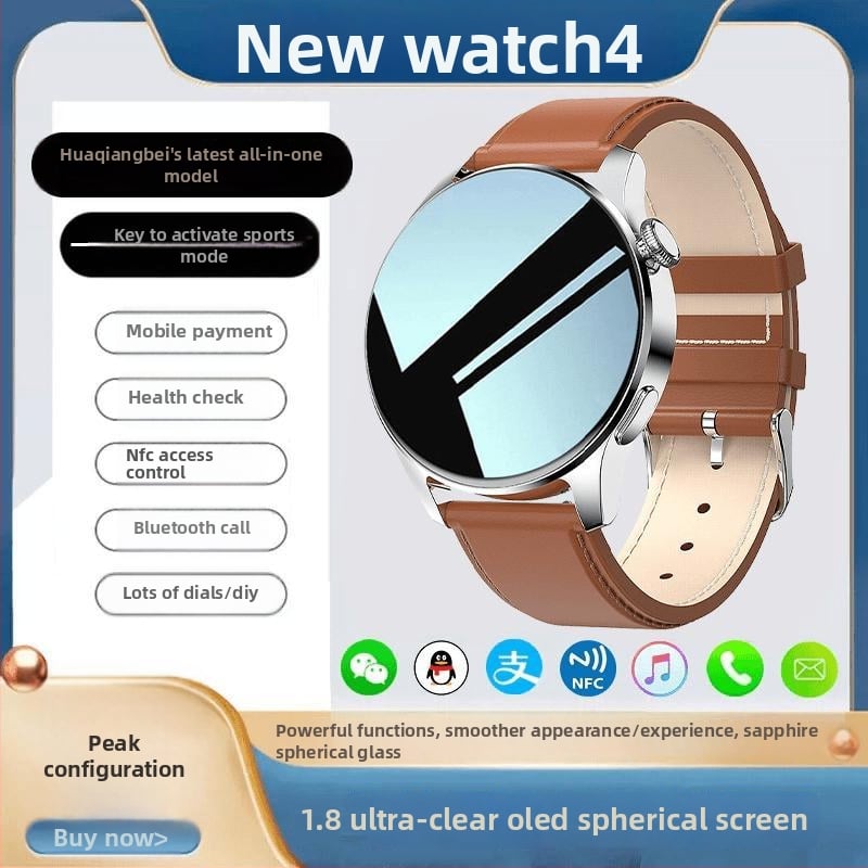 Ceas Inteligent 9 – monitorizare ritm cardiac, tensiune arterială și saturație de oxigen, conectivitate Bluetooth, curea din silicon